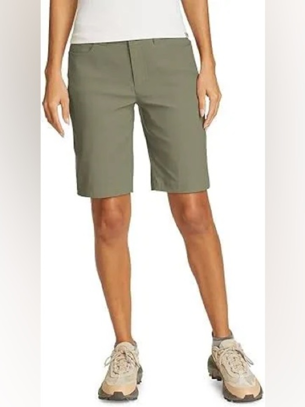 Sz US 6 Eddie Bauer Women's Rainier 4-Pocket Bermuda Shorts